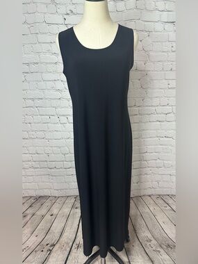 SYMPLI Black Classic Sleeveless Midi, borderline maxi, Dress Size 8